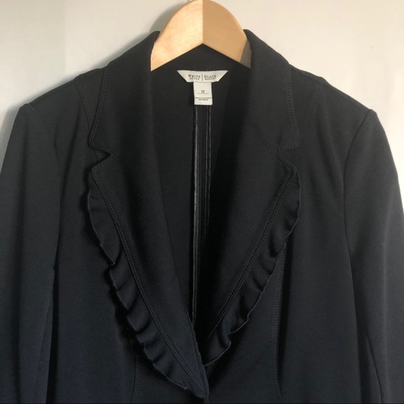 White House Black Market notched collar blazer 12 - Picture 3 of 6